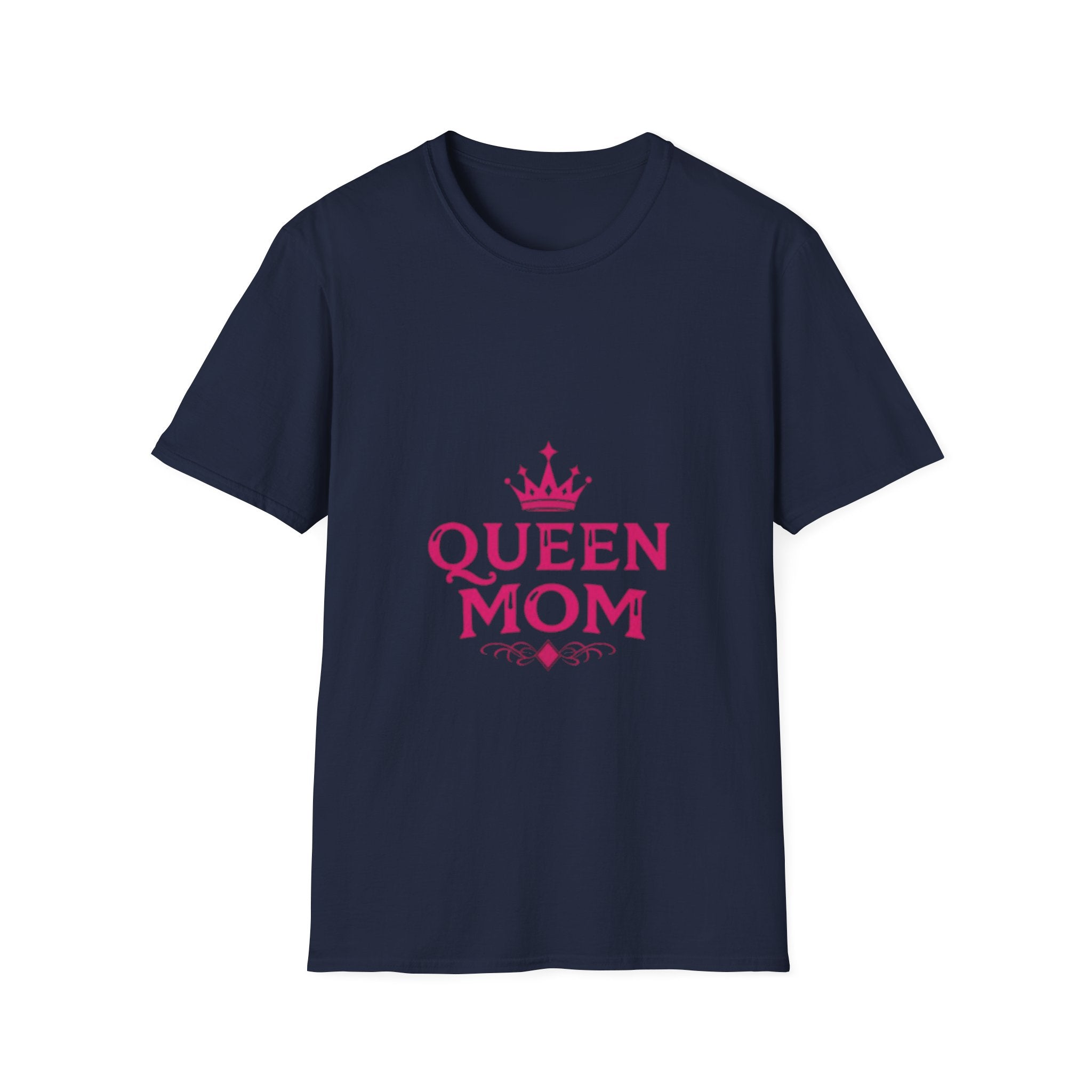 Queen Mom Women Softstyle T-Shirt, Gift for Mothers | 100% Cotton T-Shirt