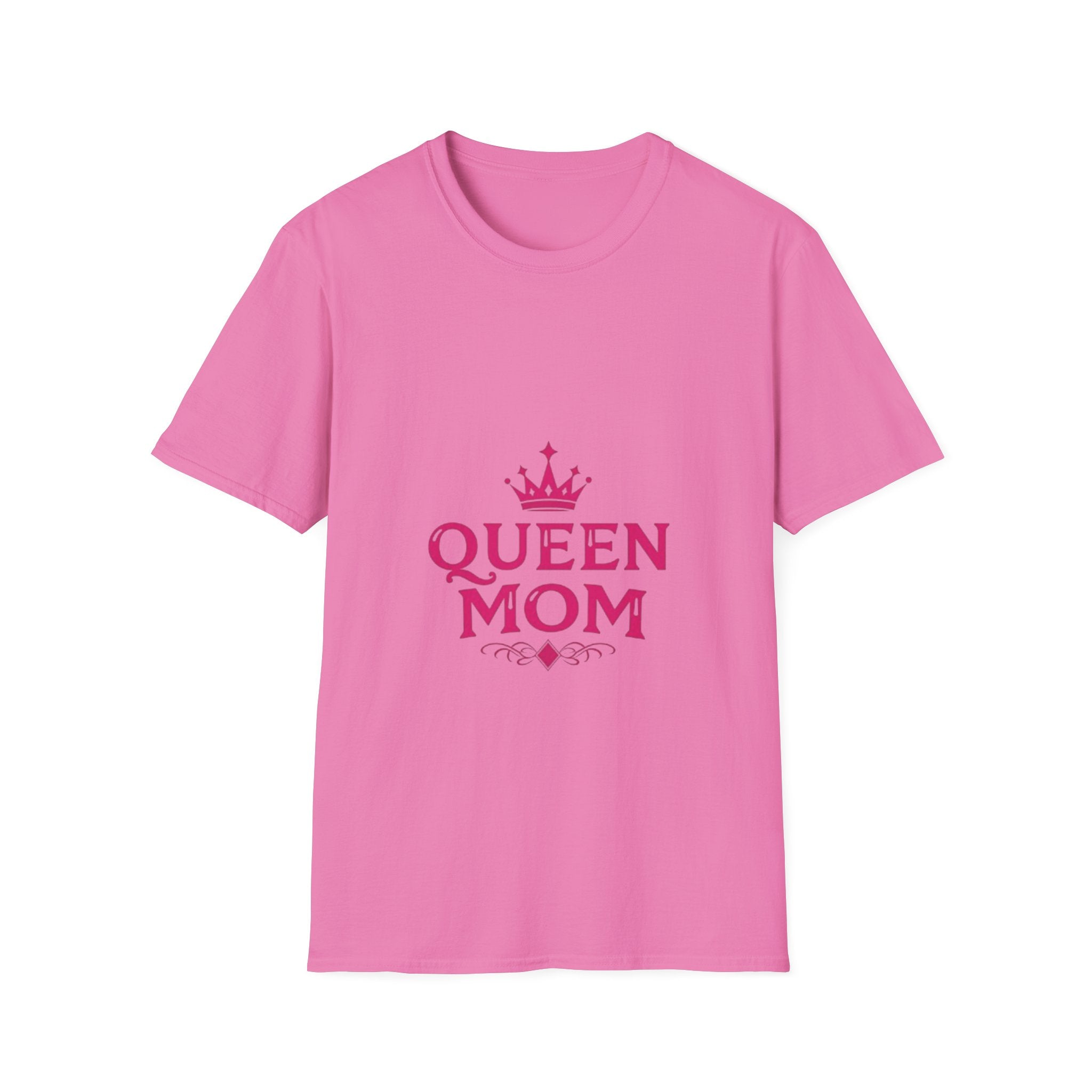 Queen Mom Women Softstyle T-Shirt, Gift for Mothers | 100% Cotton T-Shirt