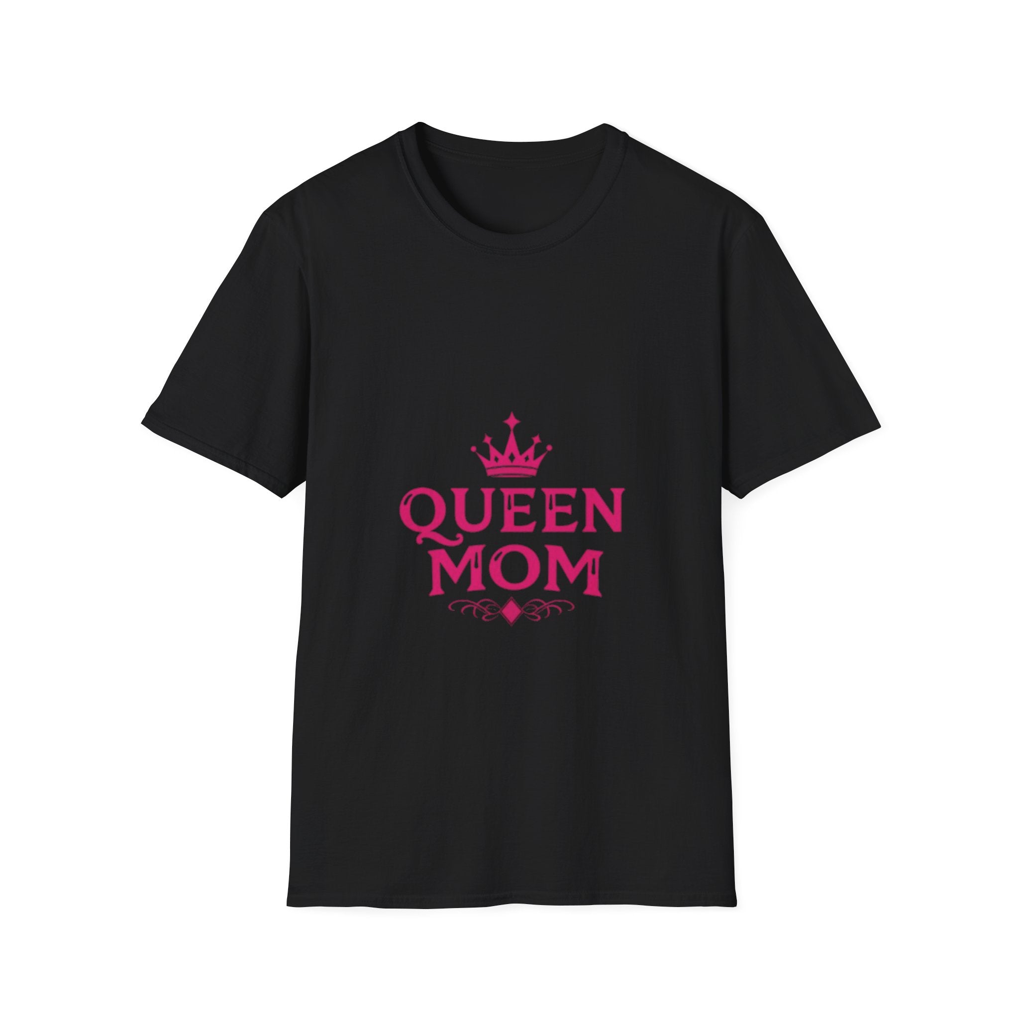 Queen Mom Women Softstyle T-Shirt, Gift for Mothers | 100% Cotton T-Shirt