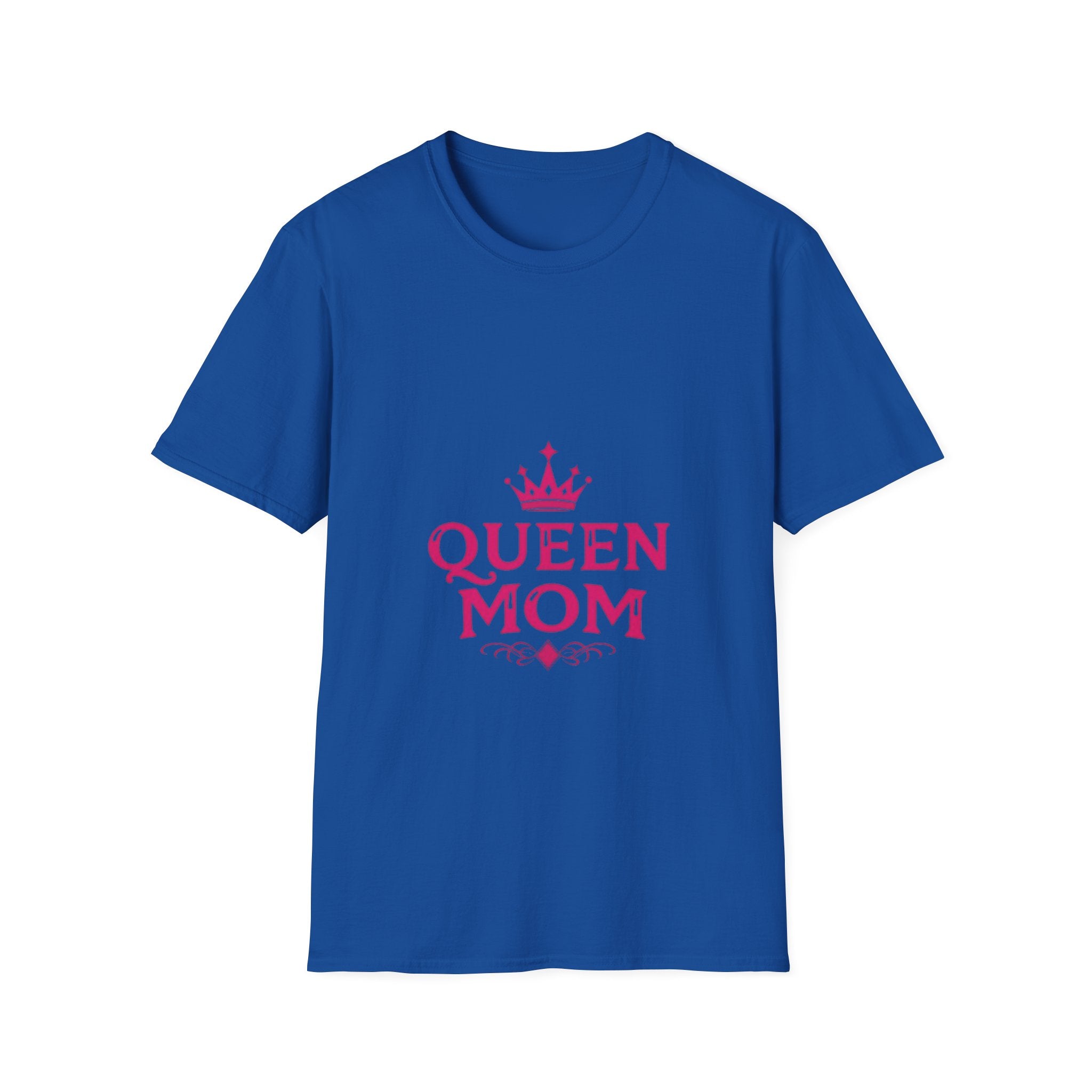 Queen Mom Women Softstyle T-Shirt, Gift for Mothers | 100% Cotton T-Shirt