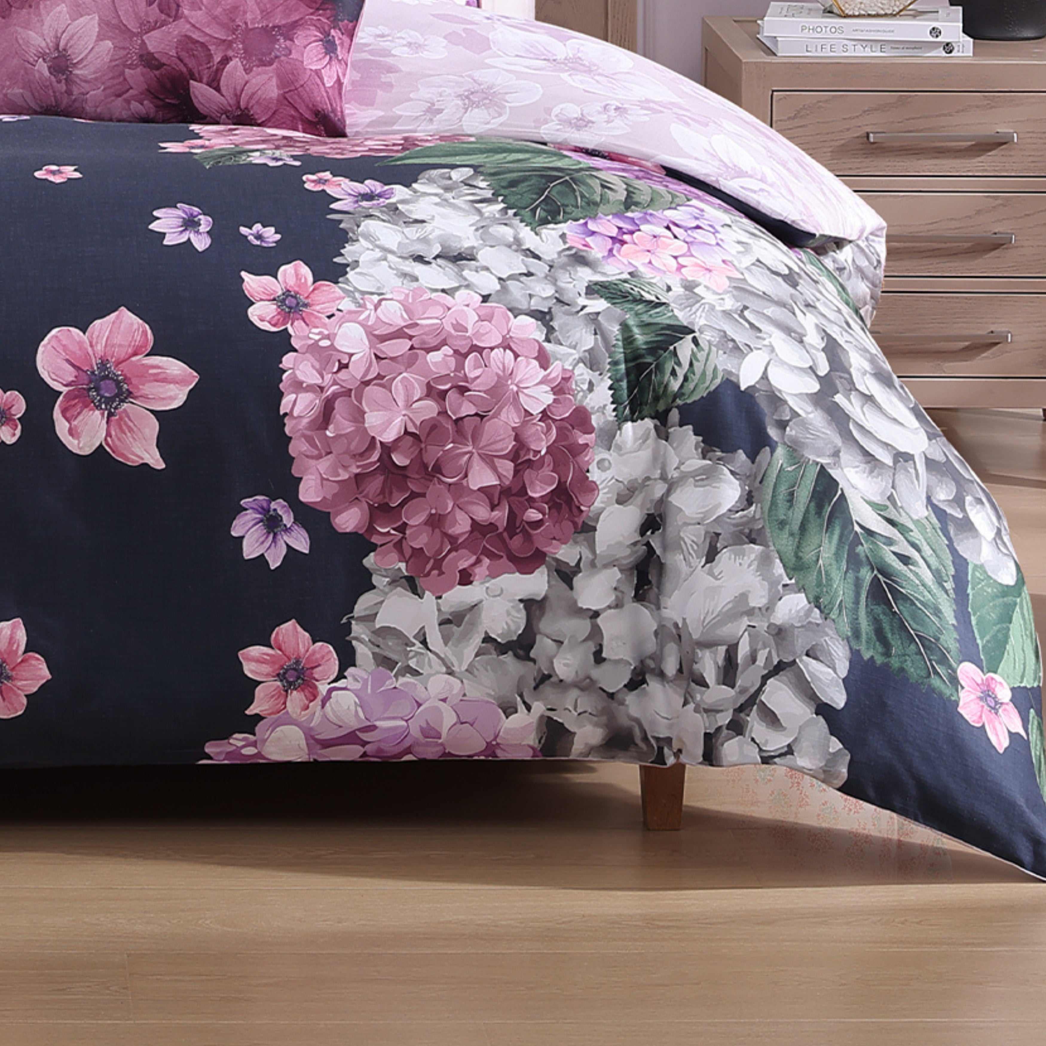 Bebejan Purple Bliss 5 Piece Reversible Comforter Set