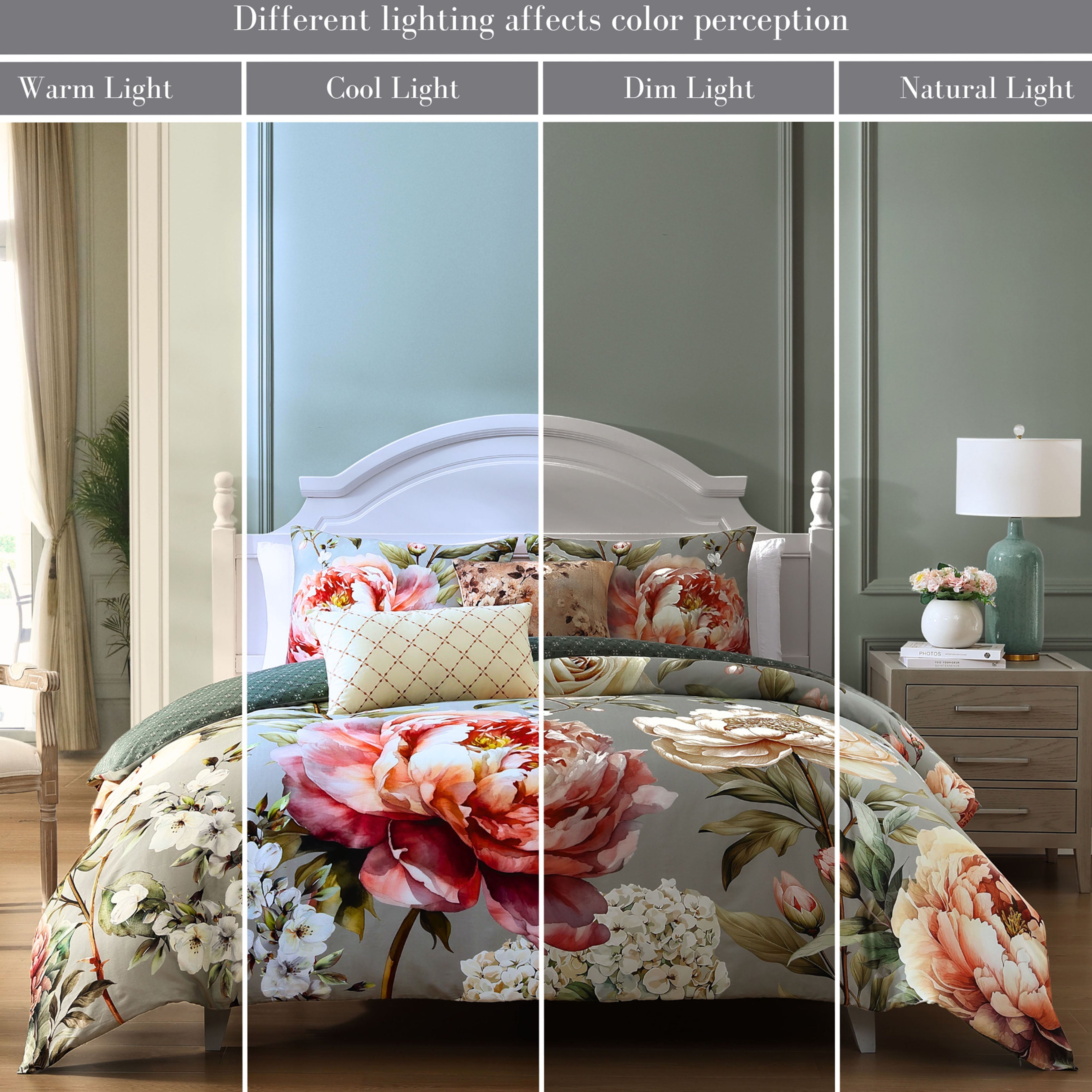 Bebejan Whispering Willows 5 Piece Reversible Comforter Set