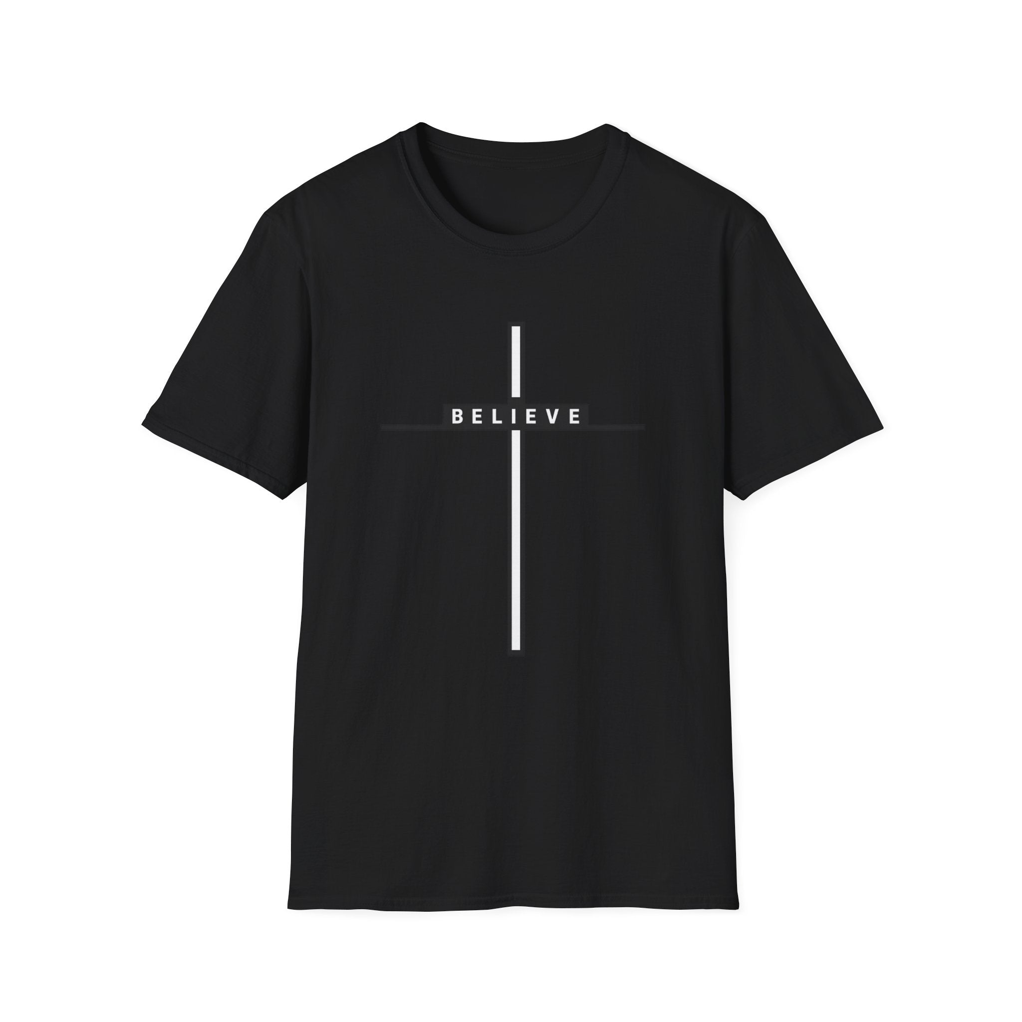 Black Believe Cross T-Shirt
