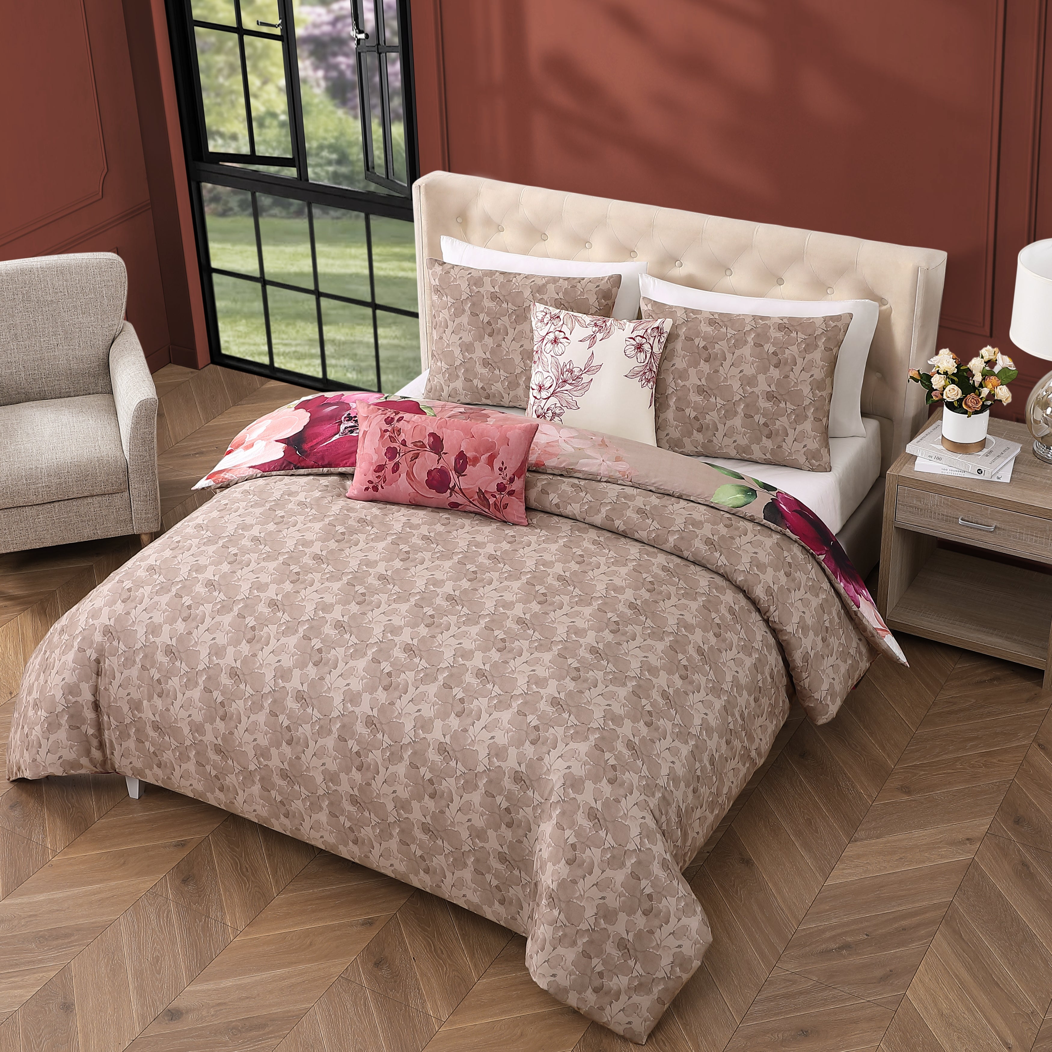 Bebejan Florence 5 Piece Reversible Comforter Set