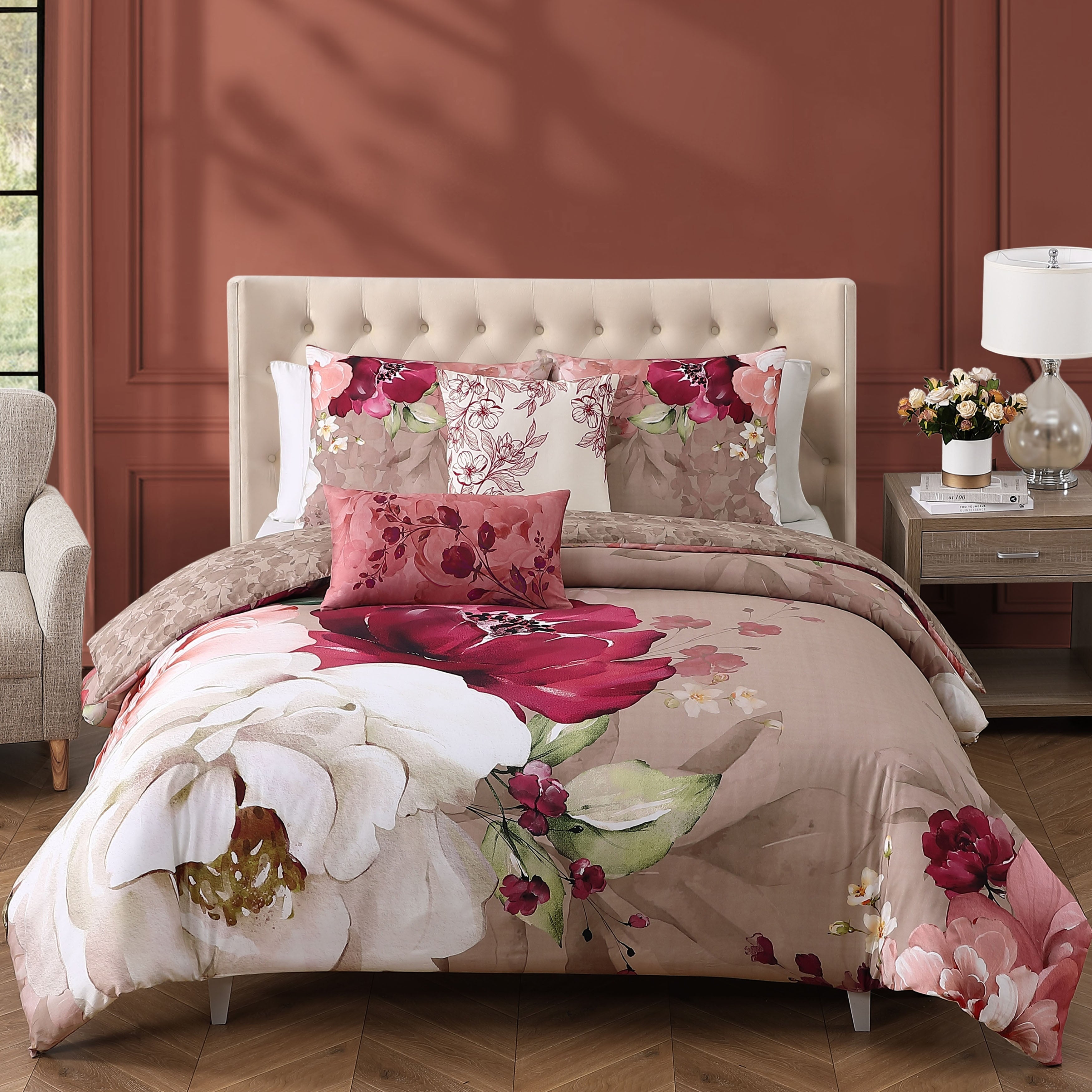 Bebejan Florence 5 Piece Reversible Comforter Set