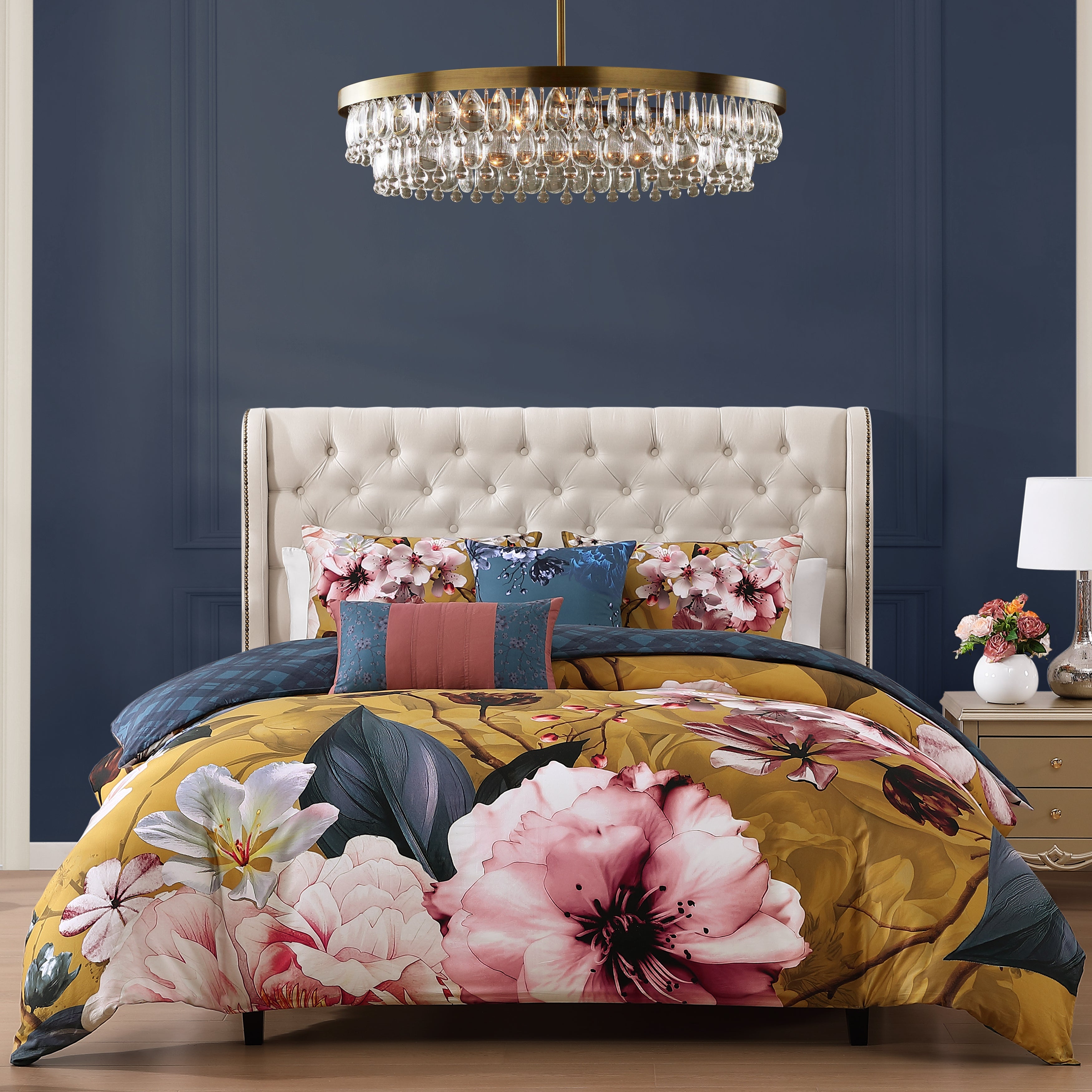 Bebejan Golden Bounty 5 Piece Reversible Comforter Set