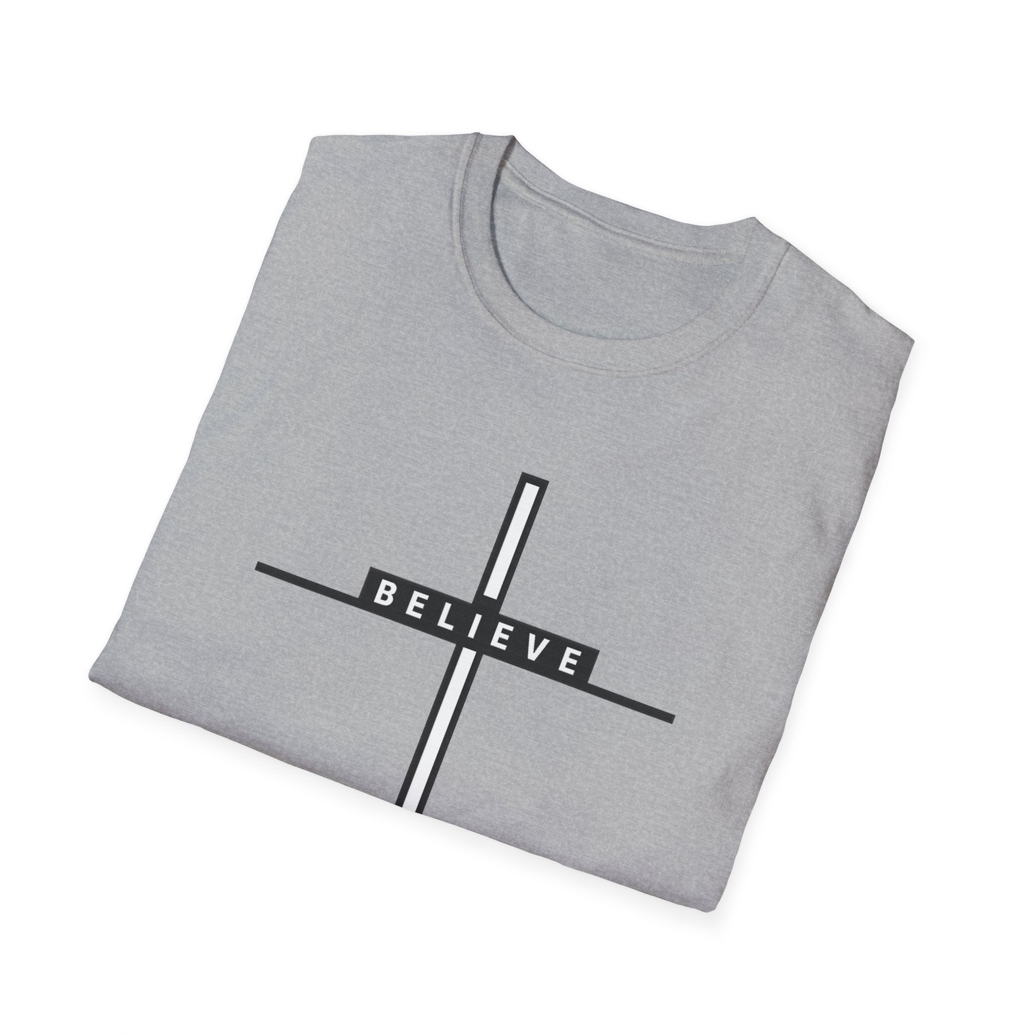 Grey_Believe_Cross_T-Shirt-4
