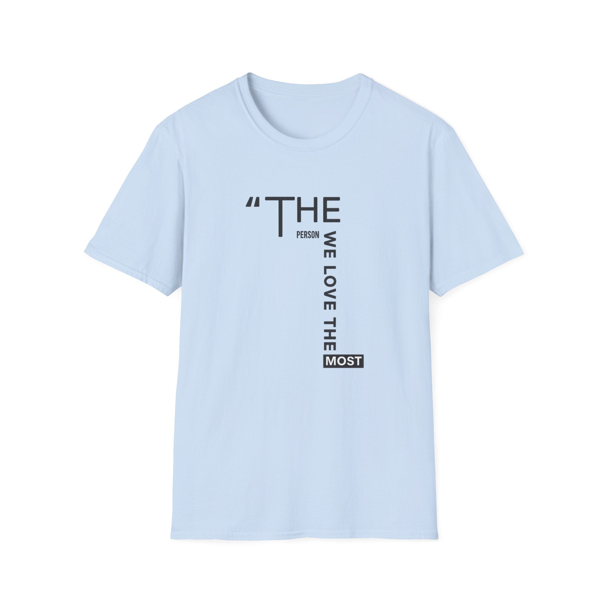 Light Blue Minimal_Quote_T-Shirt