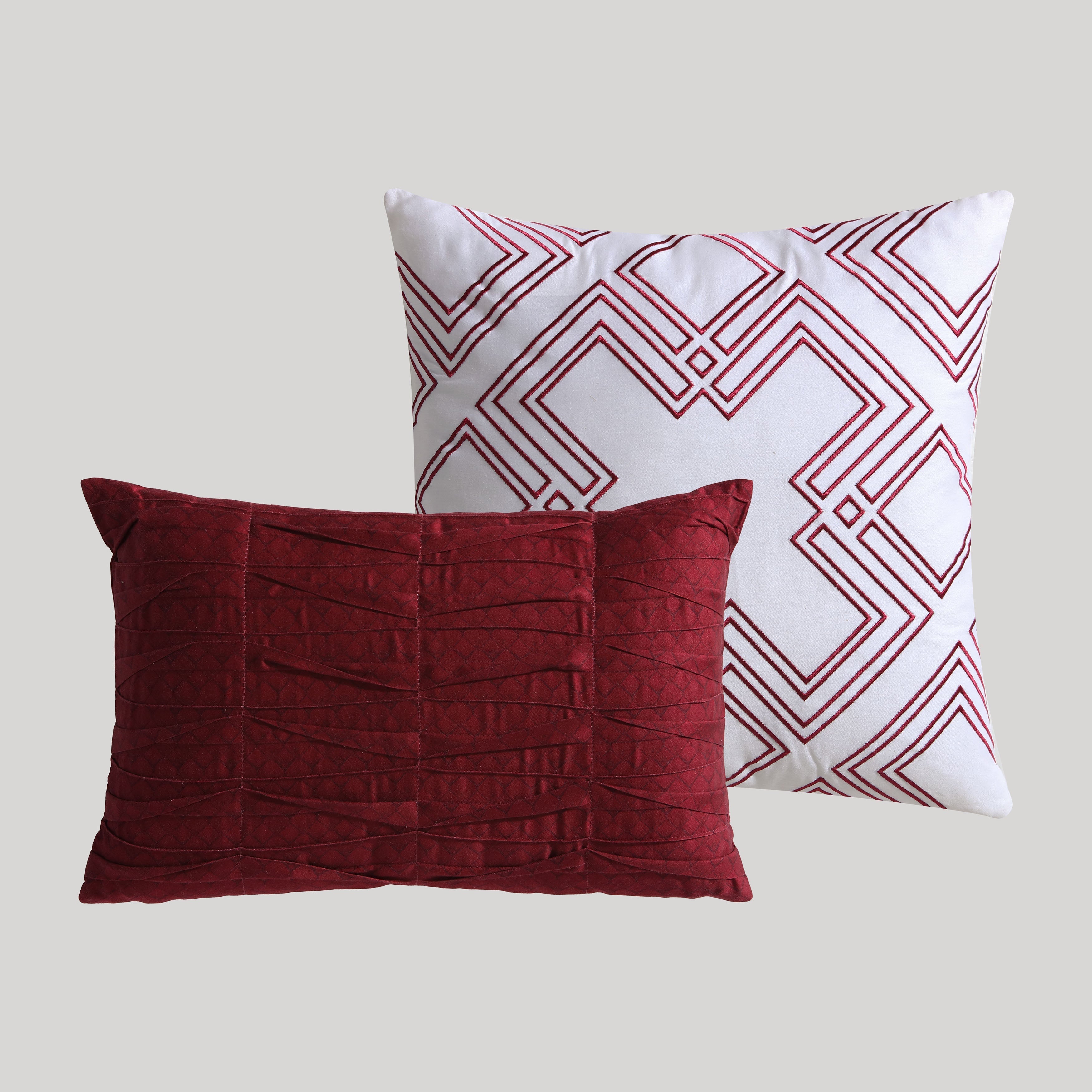 Bebejan Magenta Floral 5 Piece Reversible Comforter Set