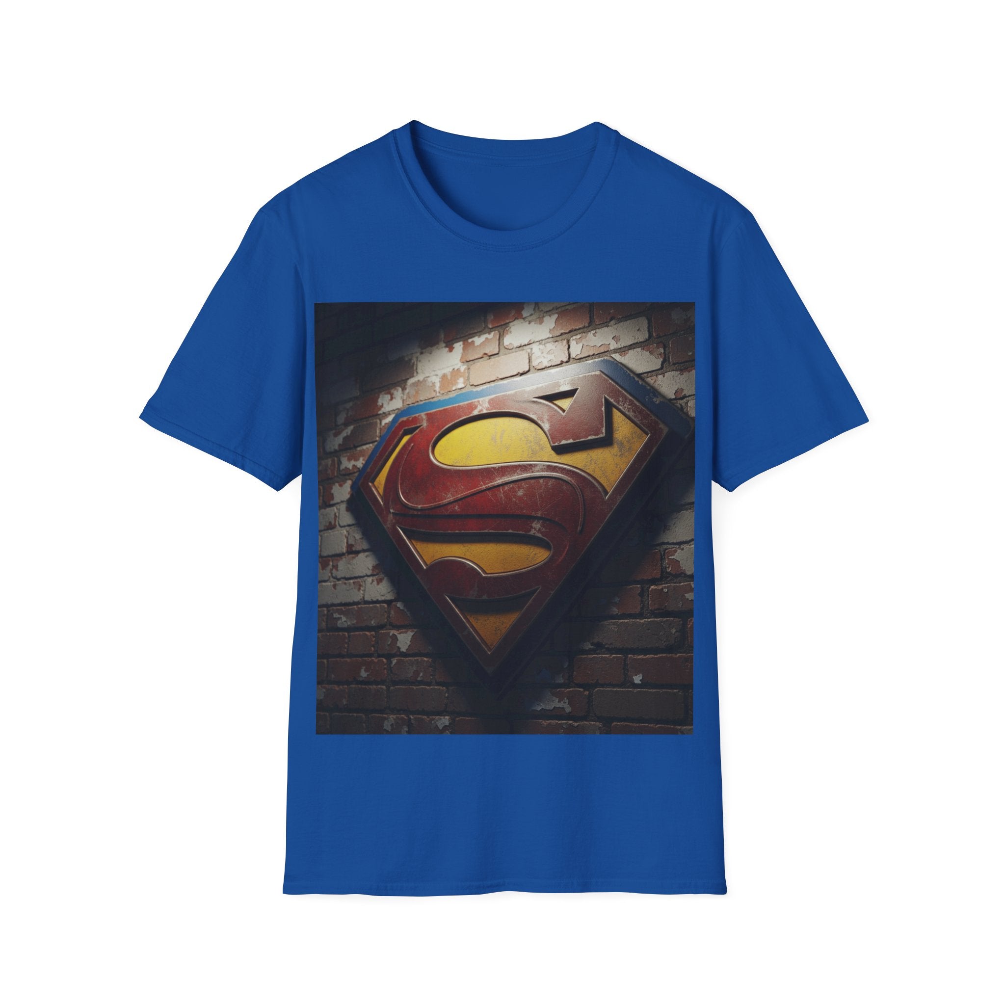 Royal Blue Superman Softstyle Men T-Shirt