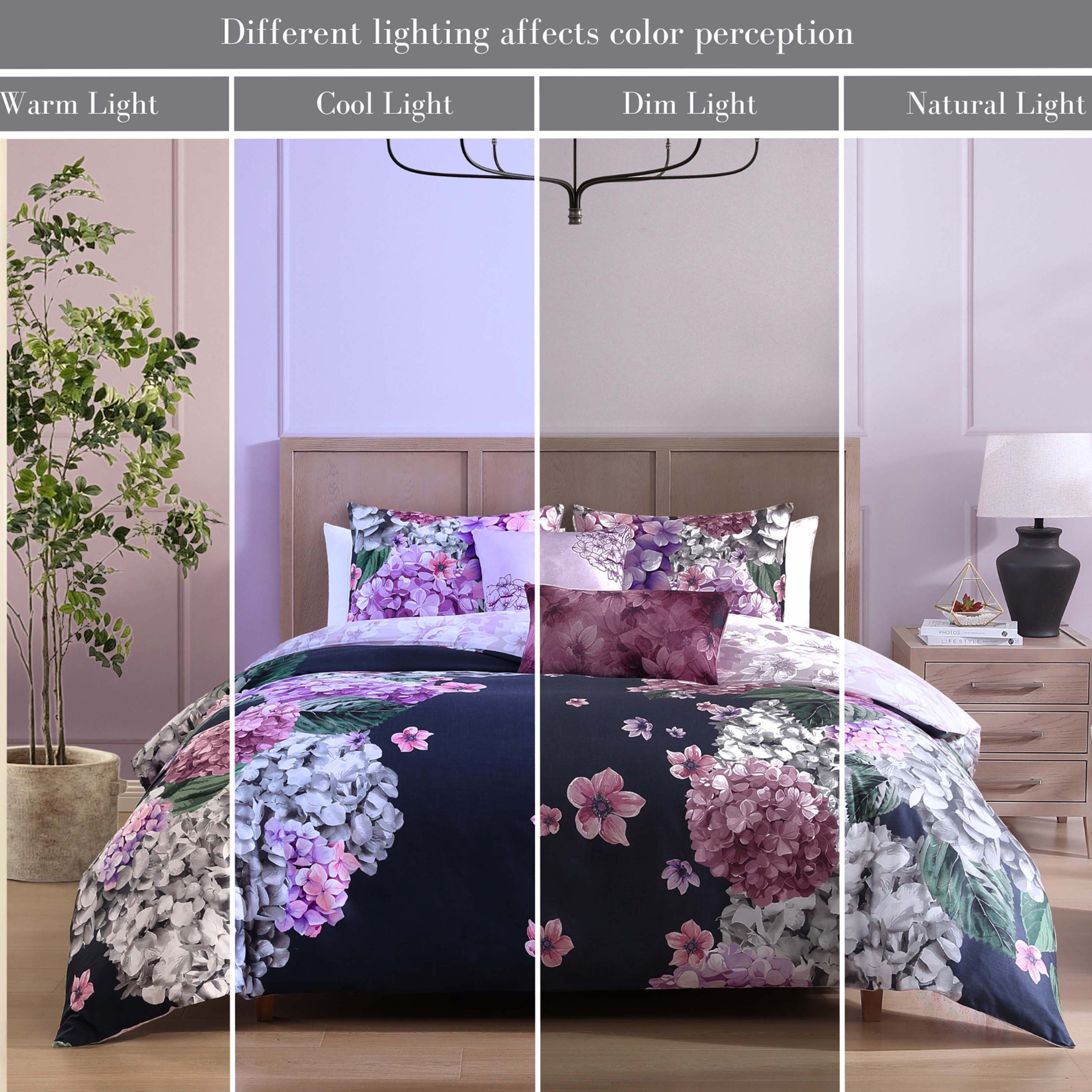 Bebejan Purple Bliss 5 Piece Reversible Comforter Set