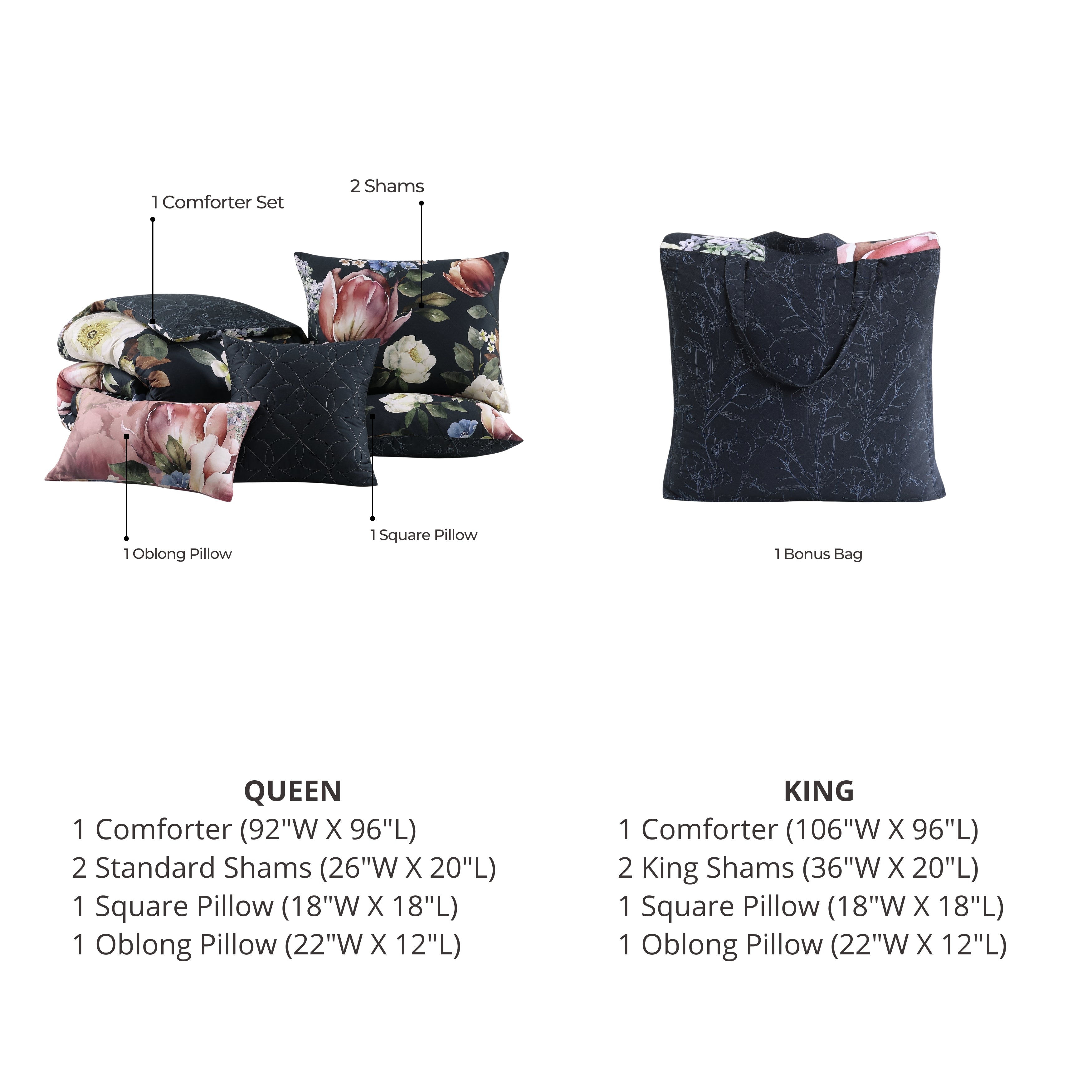 Bebejan Renaissance 5 Piece Reversible Comforter Set