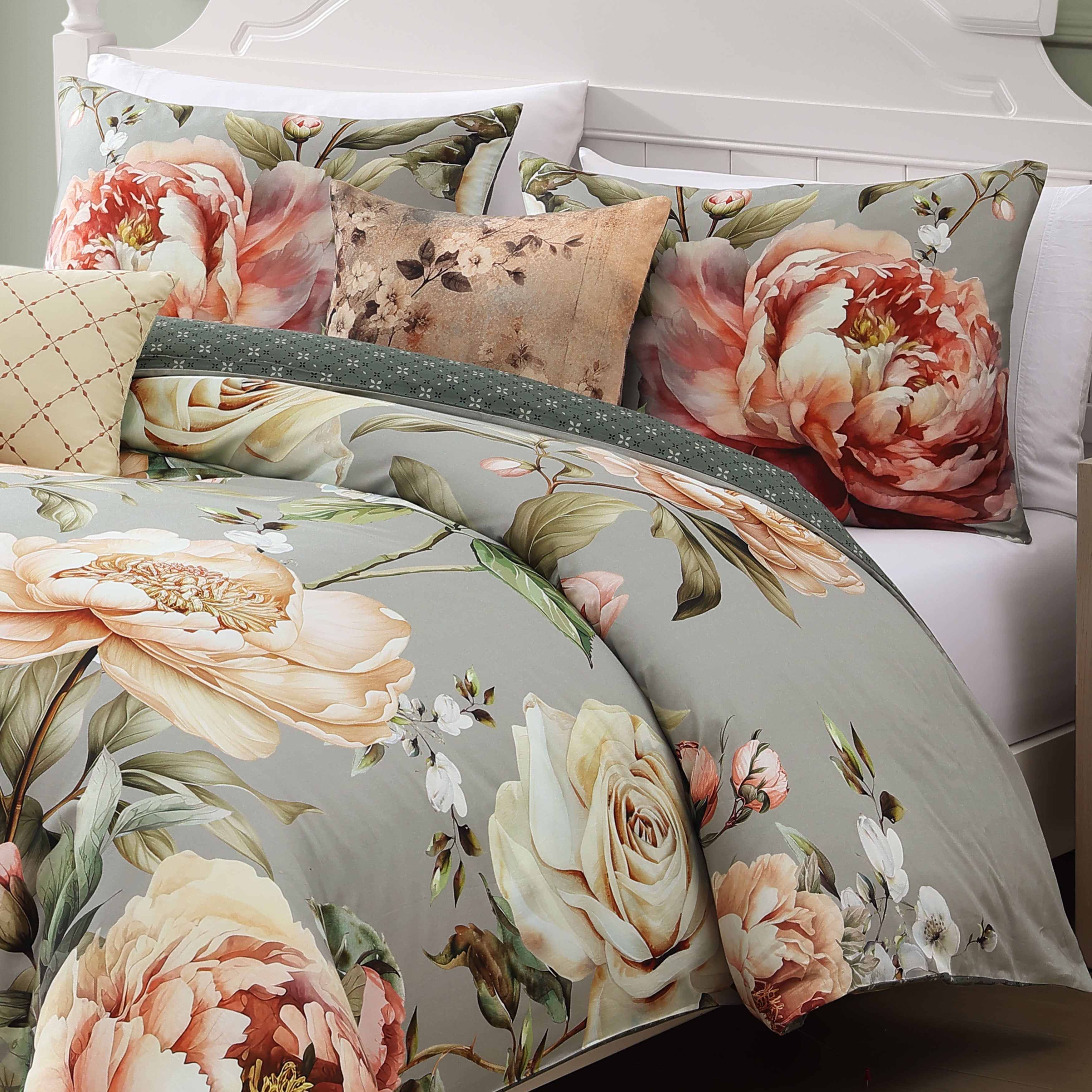 Bebejan Whispering Willows 5 Piece Reversible Comforter Set