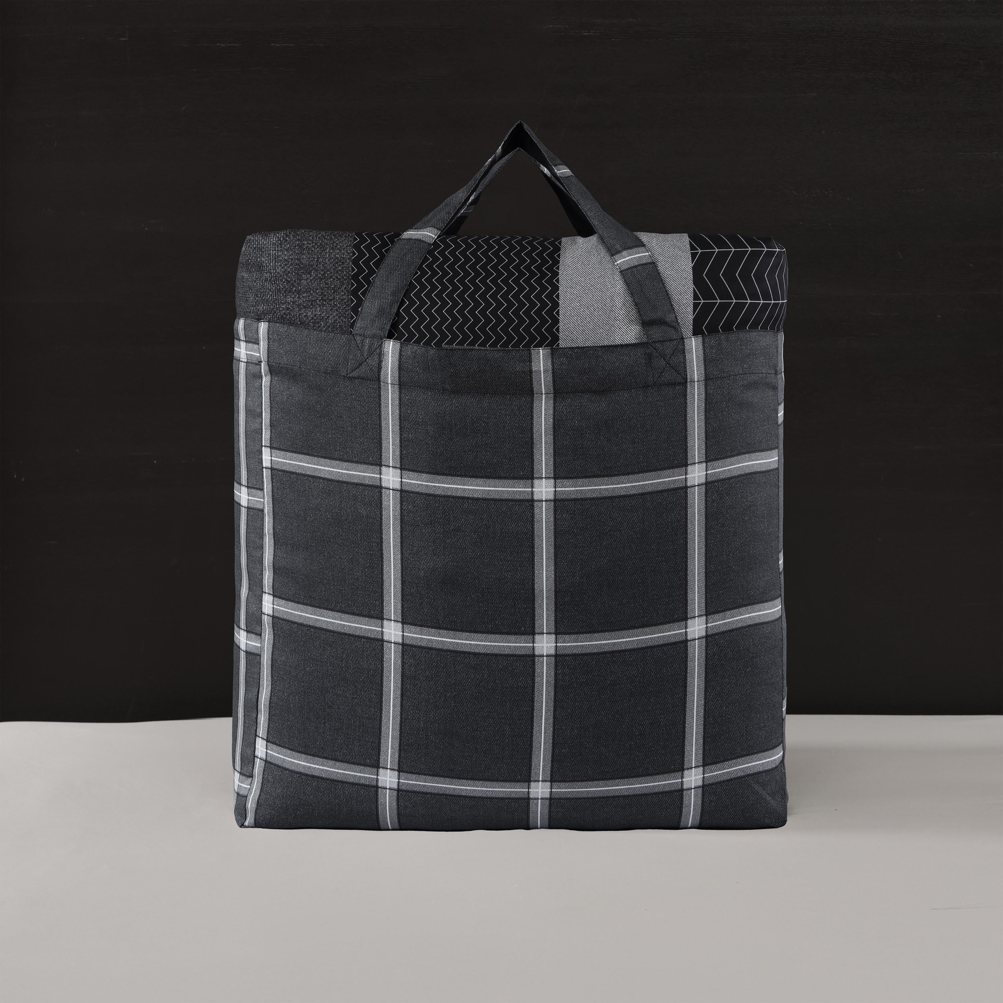 Bebejan Kyle Black 5 Piece Reversible Comforter Set