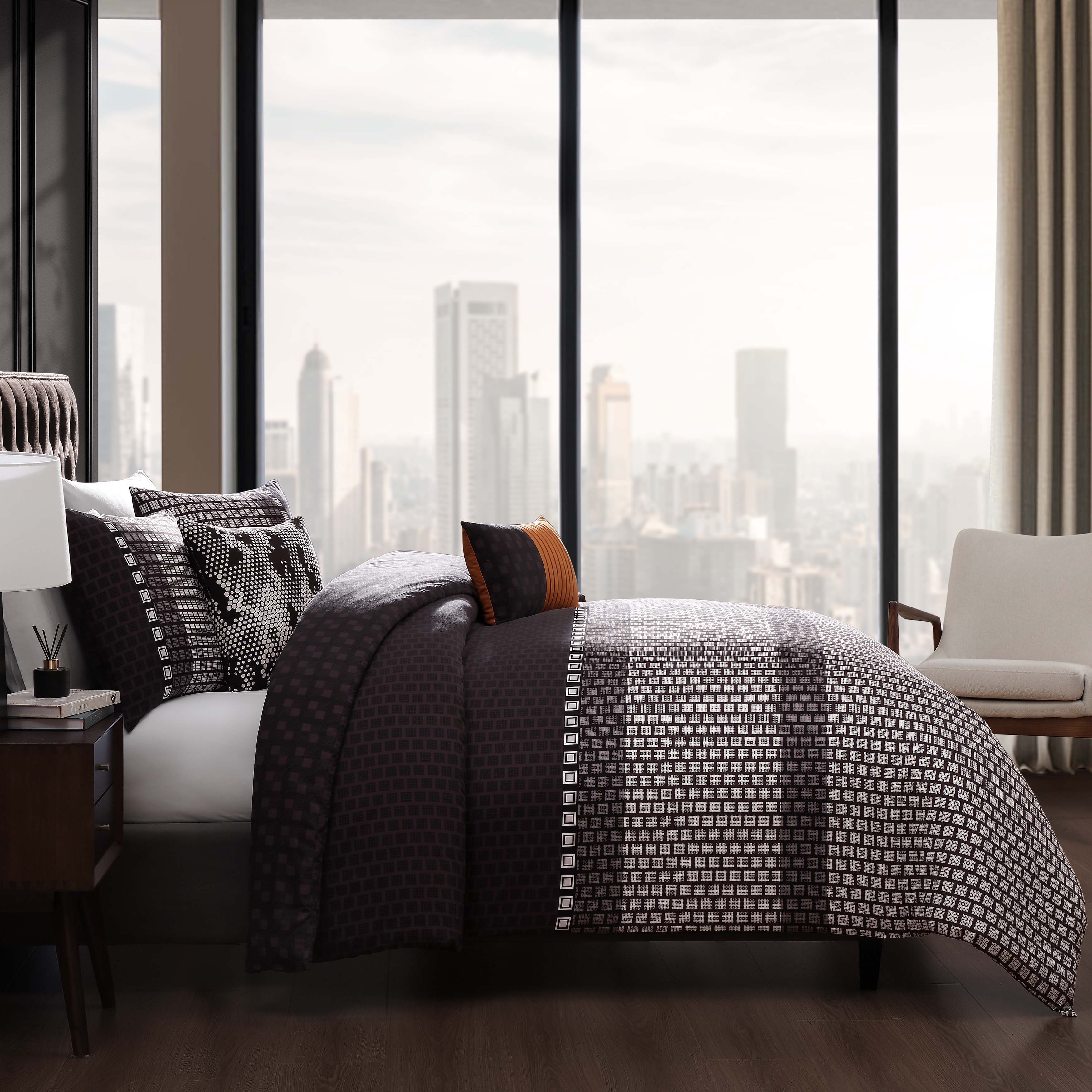 Bebejan Linear Luxe 5 Piece Reversible Comforter Set