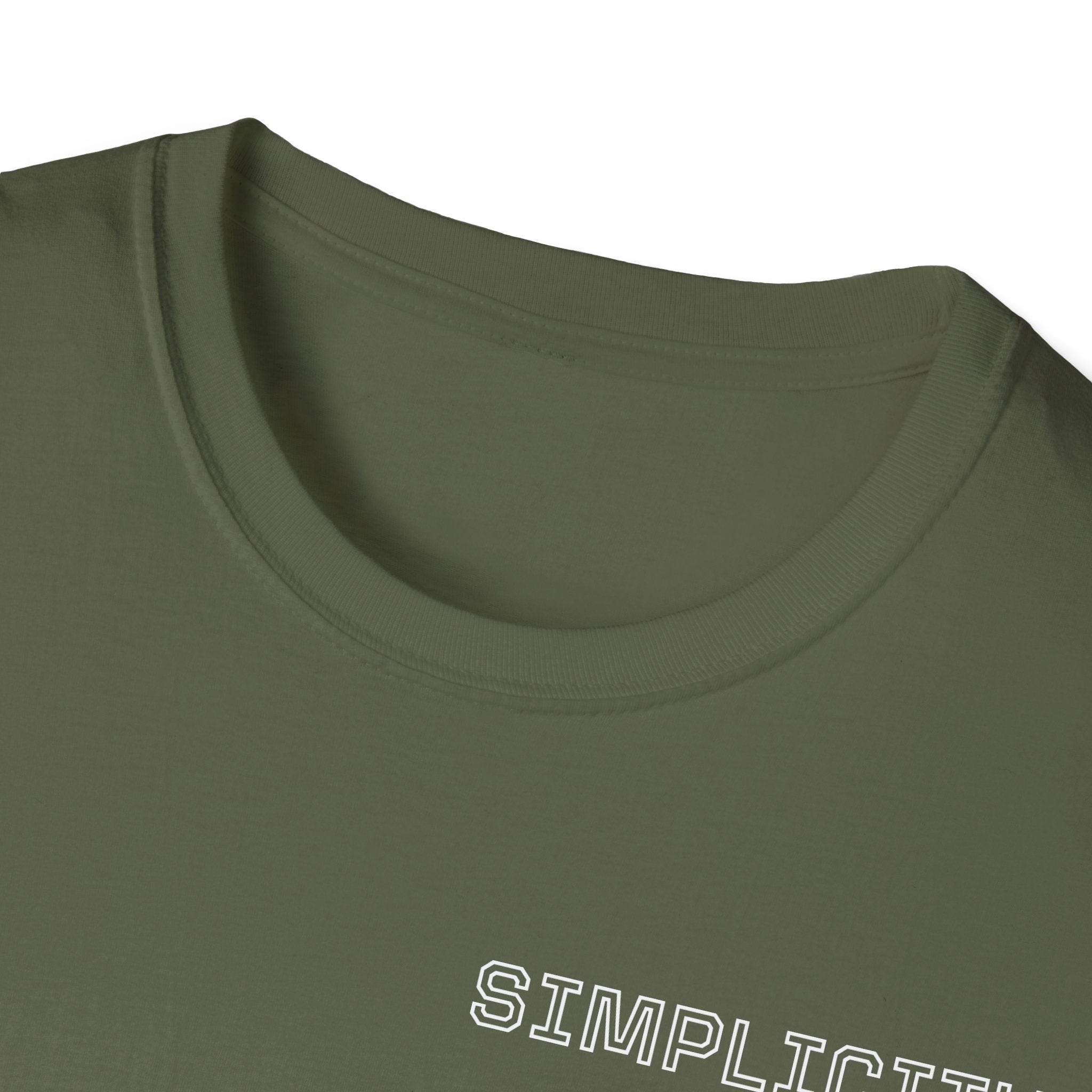 Simplicity Text Green T-Shirt-2