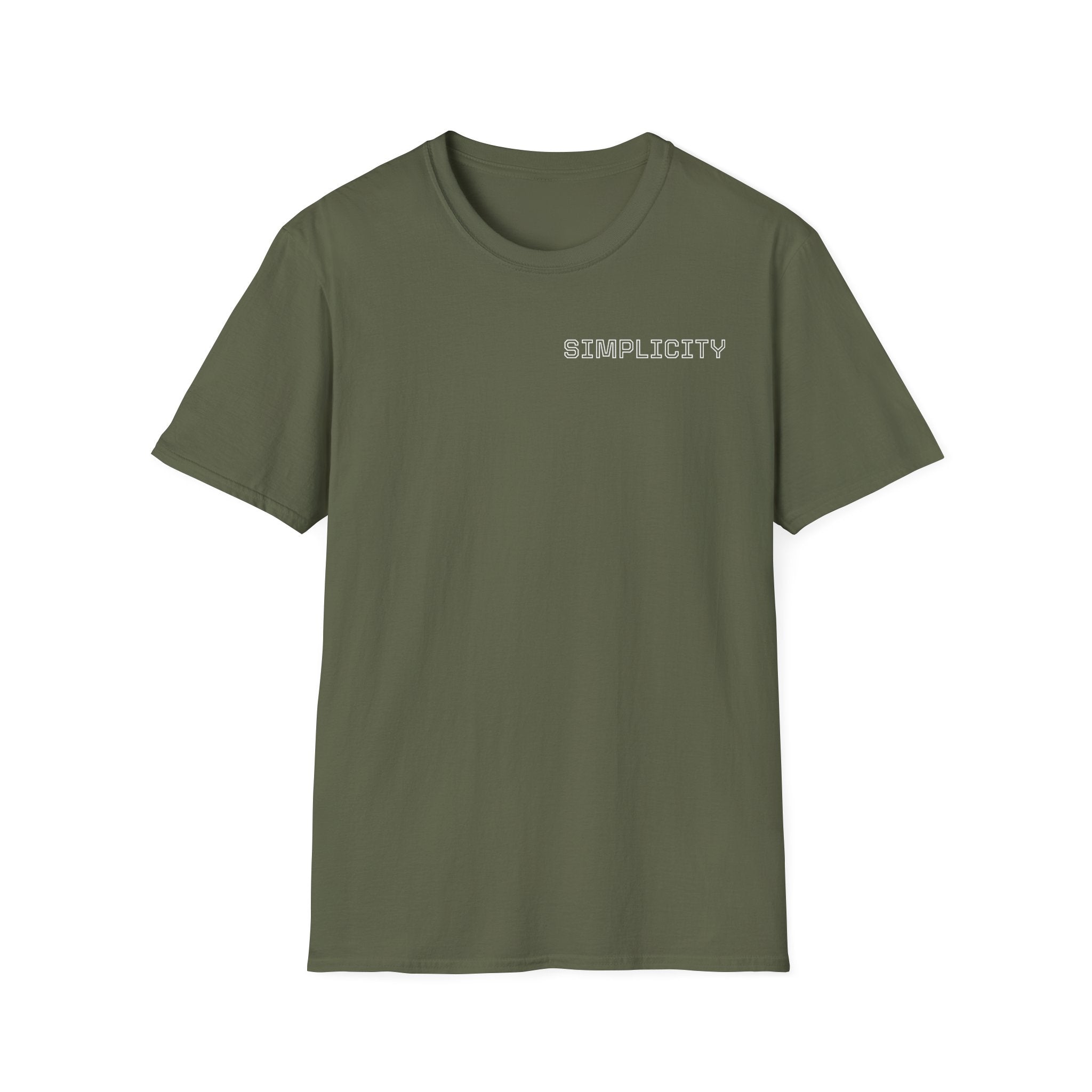 Simplicity Text Green T-Shirt