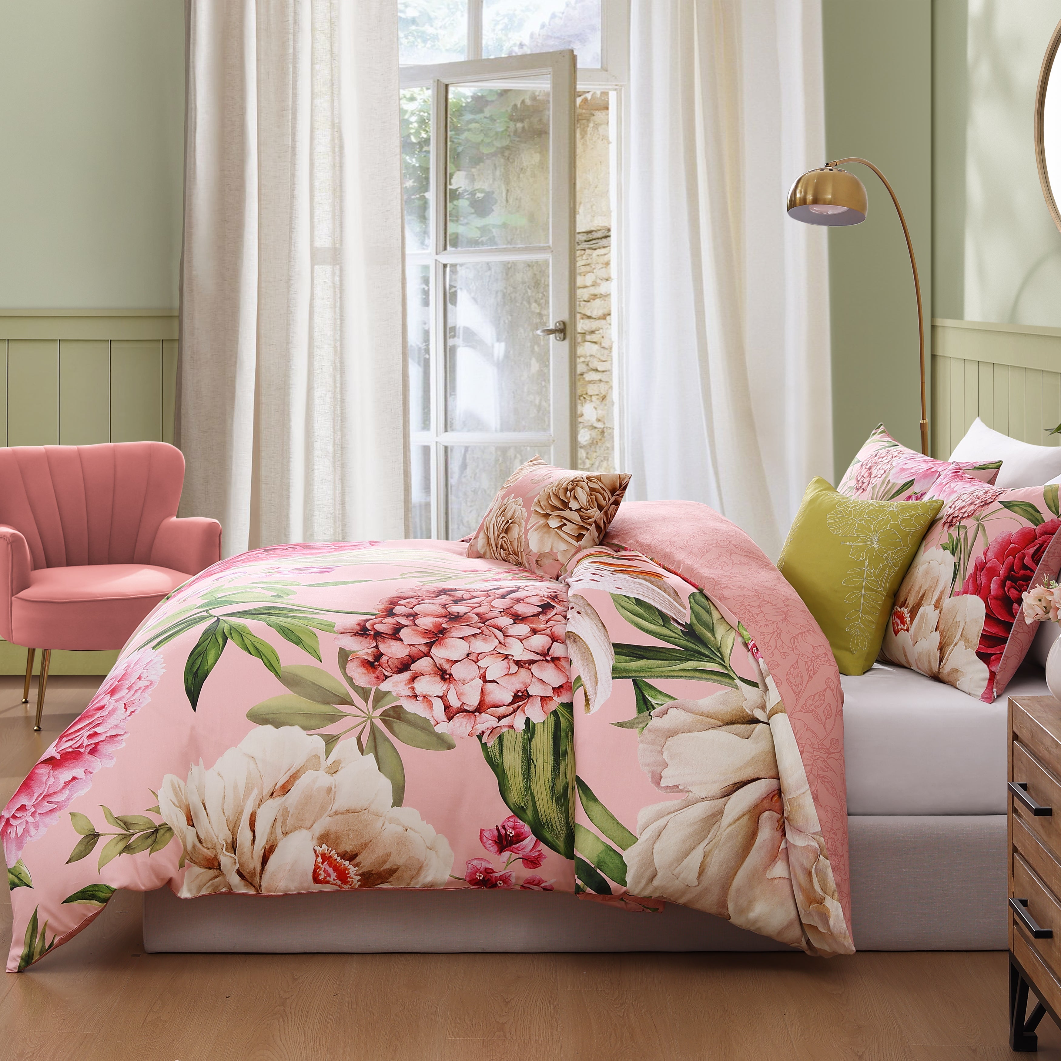 Bebejan Spring Forever 5 Piece Reversible Comforter Set